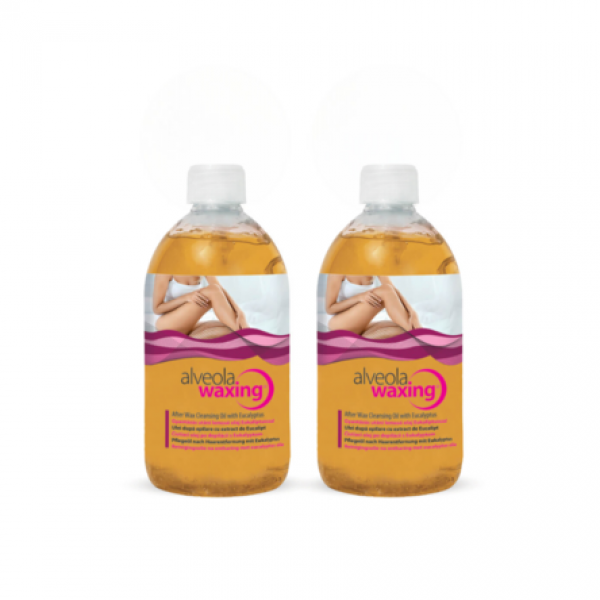 Alveola Waxing After Wax Cleansing Oil with Eucalyptus 2x300ml ΣΩΜΑ